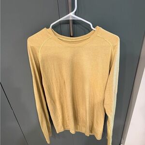 Yellow Men’s Long sleeve metal vent